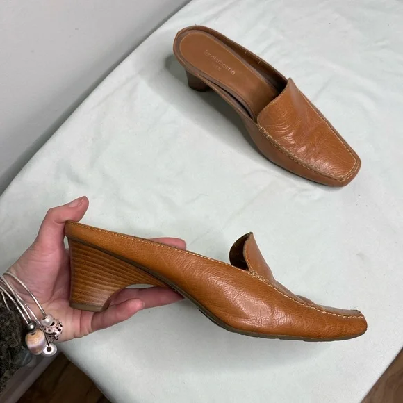 Escarpins à Talons Liz Claiborne Marron - Occasion, Cuir, Taille US 9